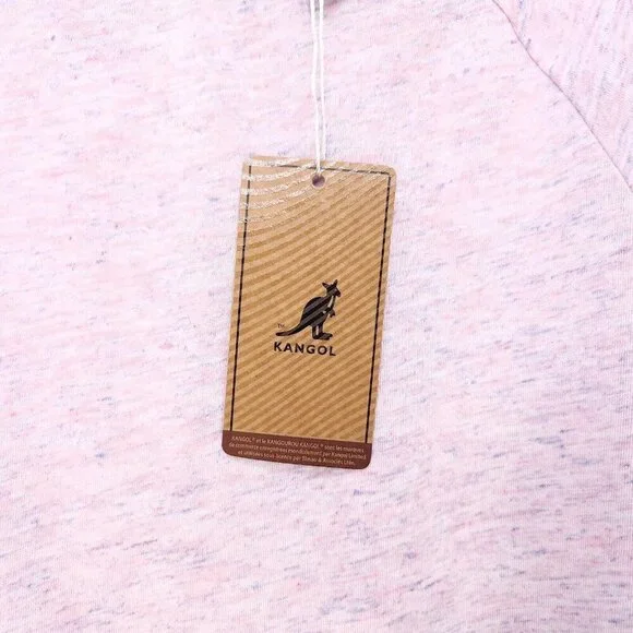 Kangol Raindrop Mens Long Sleeve Tshirt Size Large Heather Soft Crewneck Stretch - Picture 10 of 13